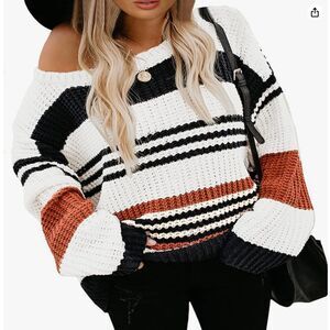 Striped Color Block Sweater